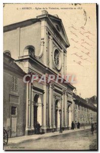 Postcard Old Annecy Church of the Visitation