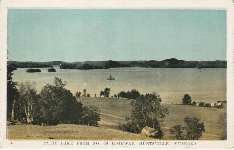 Fairy Lake from Highway 60 - Huntsville, Muskoka, Ontario, Canada - WB