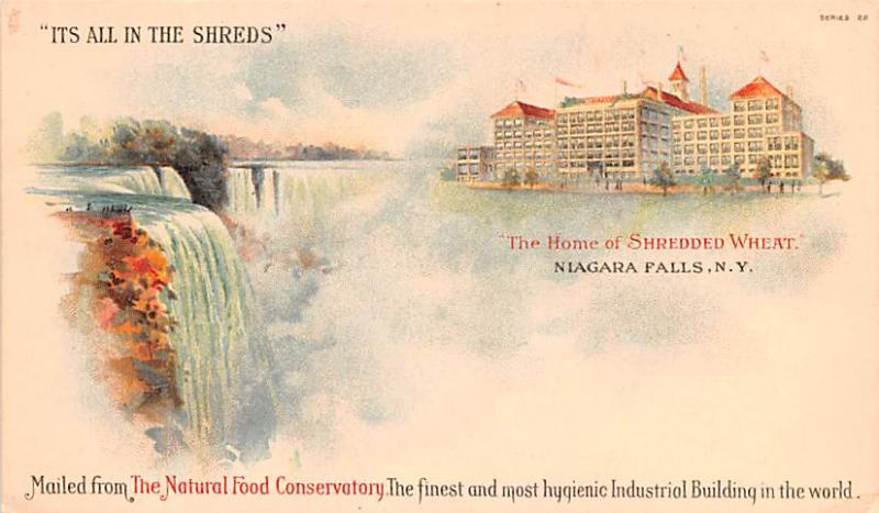Shredded Wheat, Niagra Falls NY USA Advertising Unused 