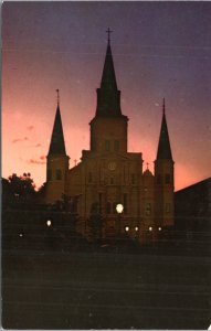 St. Louis Cathedral at sunset (29-18-294)