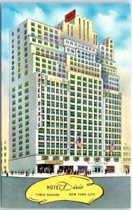 Postcard - Hotel Dixie, Times Square - New York City, New York