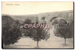 Old Postcard Montpellier Aqueduct