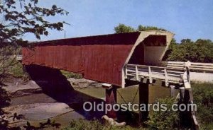 Holliwell, Winterset, IA USA Covered Bridge Unused 