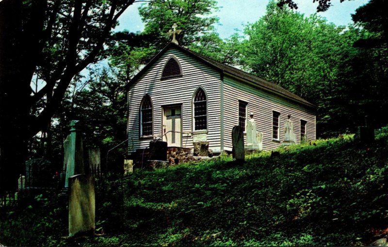 New York Ashland Our Lady Of Fatima Shrine Oldest Church In THe Catskills 1966