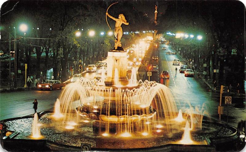 BF1496 nocturna de la diana y el paseo de la reforma mexico  Mexico