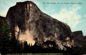 California Yosemite valley El Capitan The Sleeping Giant
