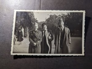 Mint Italy Military WWII RPPC Postcard Soldier and Family