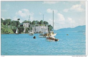 The Bay Of Fort De France & Fort St. Louis, Boats, Martinique, F.W.I., 1940-1...