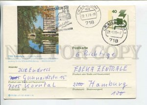 449673 GERMANY 1976 Crailsheim Special cancellation real posted stationery