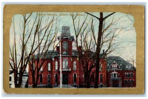 1911 Central Schools Exterior Building Albert Lea Minnesota MN Vintage Postcard