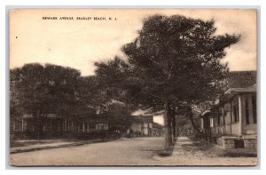 Newark Avenue Street View Bradley Beach New Jersey NJ DB Postcard V11