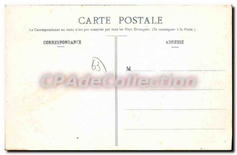 Old Postcard Le Mont Dore Vue Generale