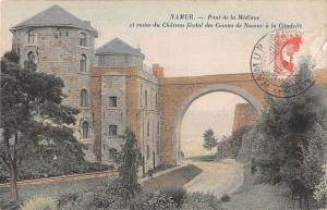 BR55539 namur Pont de la Mediane et resis du Chateau belgium