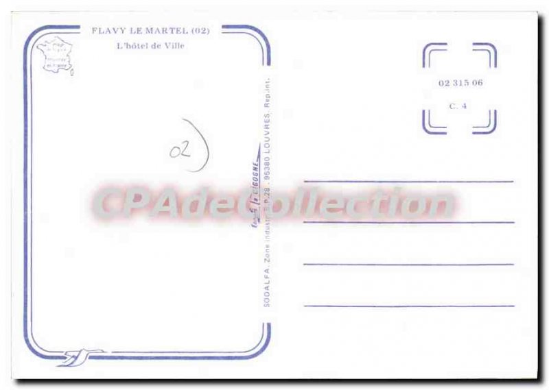 Postcard Old Flavy le Martel