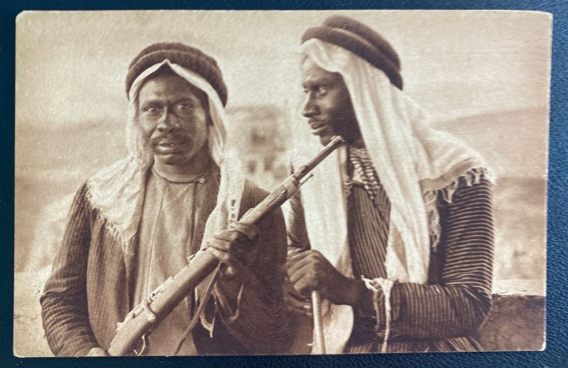 Mint Palestine Real Picture Postcard Ibn El Sioud Bedouins