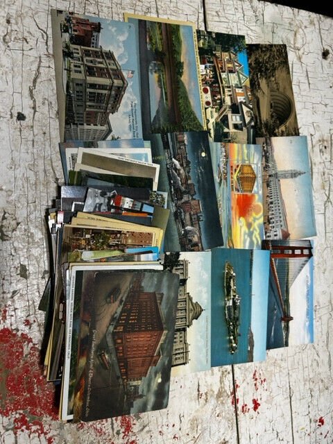 UNITED STATES STATE & TOWN VIEWS LOT OF 102 POSTCARDS POSTCARD LOT COLLECTION
