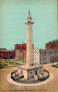 Maryland Baltimore Mount Vernon Square Washington Monument