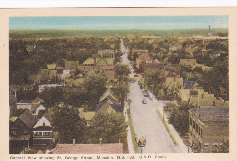 MONCTON, N.B., Canada, 30-50s; General View showing St. George Street