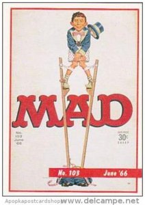 Lime Rock Trade Card Mad Magazine Cover Issue No 103 June 1966