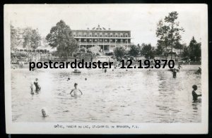 h1303 - ST. GABRIEL DE BRANDON Quebec 1951 Manoir du Lac. Real Photo Postcard