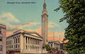 Massachusetts Springfield Municipal Group Curteich