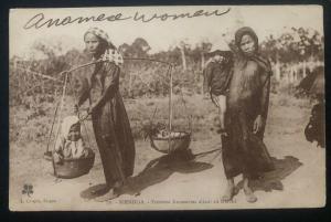 Mint Bien Hoa Vietnam Real Picture Postcard RPPC Anamese Women