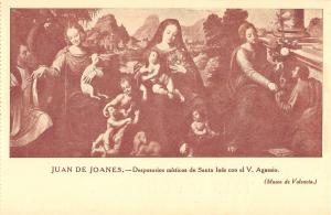 BR70743 juan de joanes santa ines con agnesio  painting valencia postcard  spain