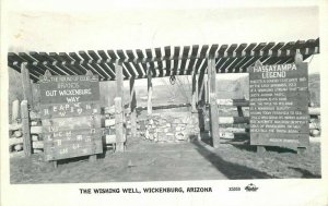 Frasher #X5059 1948 Wishing Well Wickenburg Arizona RPPC Photo Postcard 20-8615