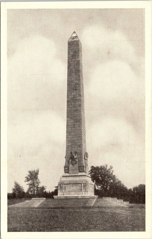 US Government Monument Jamestown Island VA Virginia WB Postcard VTG UNP Vintage 