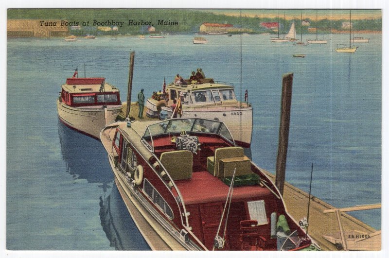 Boothbay Harbor, Maine, Tuna Boats