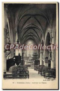 Postcard From Old Cremieu Interior I'Eglise