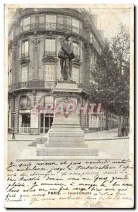 Paris - 5 - Shakespeare statue - Old Postcard