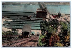 c1910 Bridge, Monongahela Incline S.S. Pittsburgh Pennsylvania PA Postcard