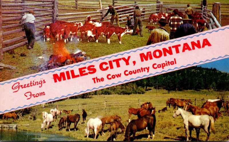 Montana Greetings From Miles City