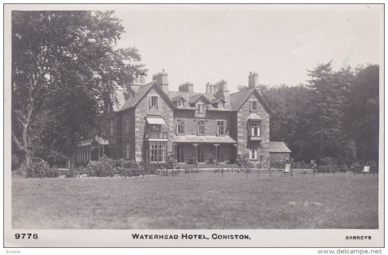 RP: CONISTON , England , 1926 ; Watershed Hotel