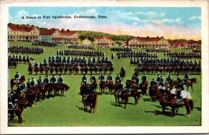 Postcard A Scene at Fort Oglethorpe in Chattanooga, Tennessee