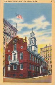 Boston MA, Massachusetts - The Old State House - Linen