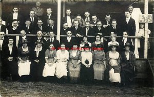 Unknown Location, RPPC, Group of Men & Women in Fancy Clothes, Fashion, Photo