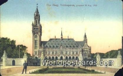 Vredespaleis 28 Aug 1913 Den Haag Netherlands Unused 