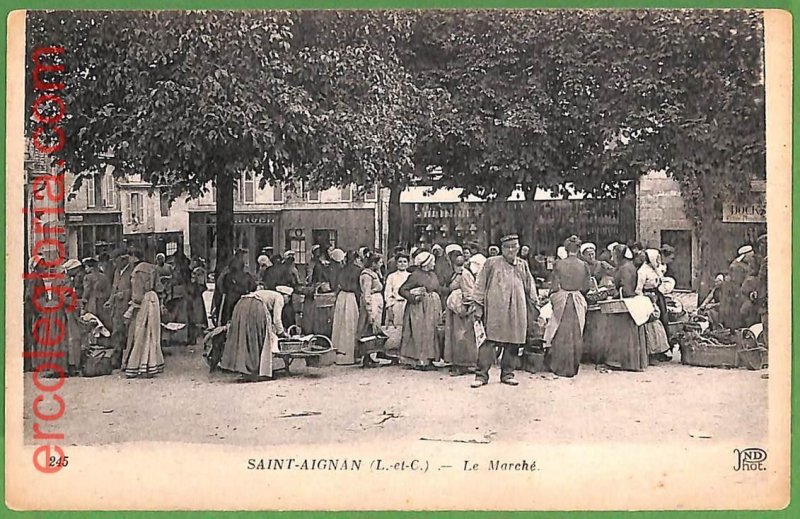 ah2921 - FRANCE - VINTAGE POSTCARD - Saint-Aignan-