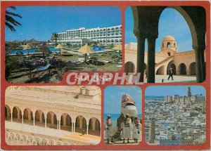 Postcard Modern Tunisia Sousse hotel and el kanta