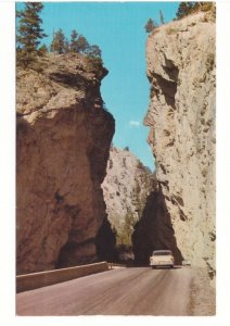 Sinclair Canyon,Kootenay National Park, BC, Vintage Chrome Postcard