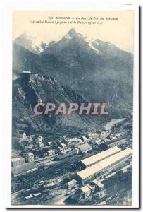 Modane Postcard Old Railway Station Fort Replaton the & # 39aiguille doran (3...