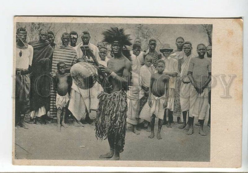 438896 AFRICA Portuguese Mozambique national dance Tete Vintage postcard