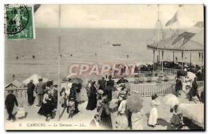 Old Postcard Cabourg La Terrasse