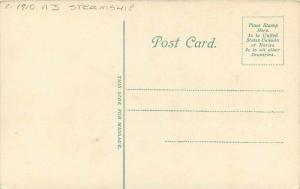 C-1910 Steamship SS Asbury Park Postcard 2201
