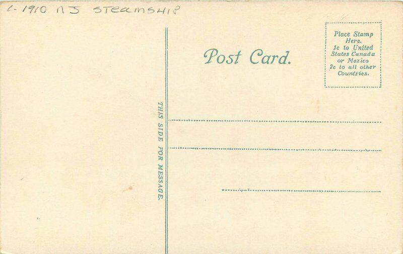 C-1910 Steamship SS Asbury Park Postcard 2201