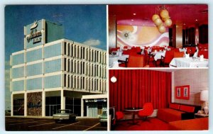 CALGARY, Alberta Canada ~ Roadside AIRLINER INN Motel ca 1960s Postcard