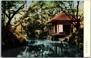 Tokyo Metropolitan Government Ceremonial Tea House Japanese Garden Postcard