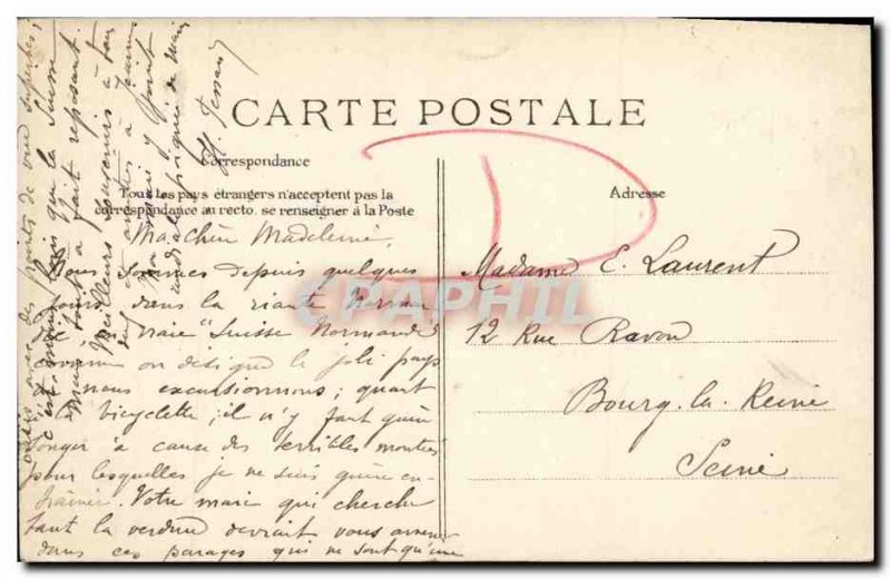 Postcard Ancient Cliff General view